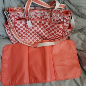 Coach diaper bag